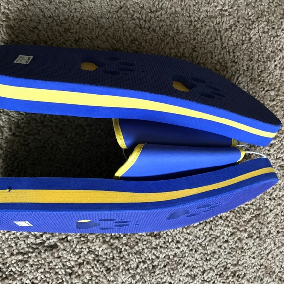 Neet Feet Athletic Slide Sandal Blue Slides - Picture 5 of 5